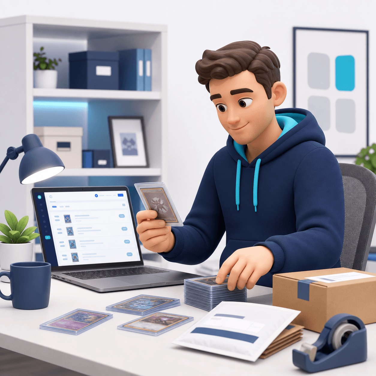 Standard seller using Binder Pro for eBay trading card workflows